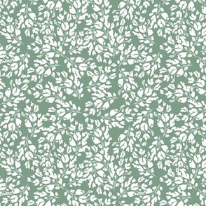 Green Floral Frost