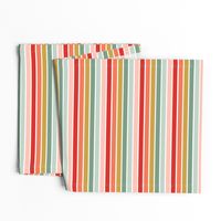 CHristmas Rainbow Stripes B