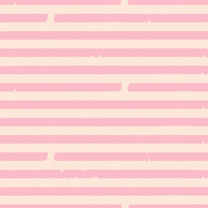 Jagged Stripes Pink Nude