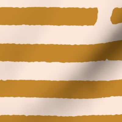 Jagged Stripes Gold Nude