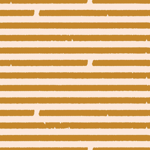 Jagged Stripes Gold Nude