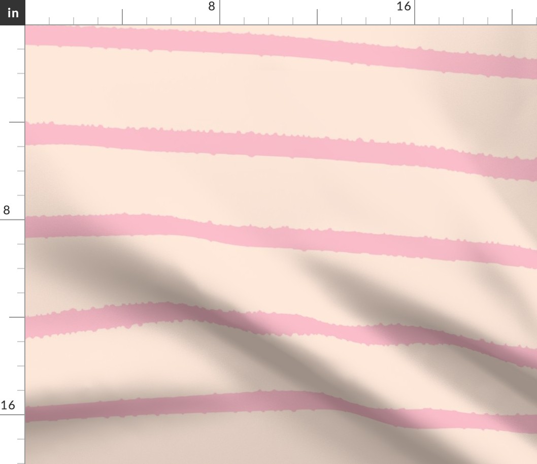 Wide Jagged Stripes Nude_Pink