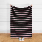 Wide Jagged Stripes Black_Pink