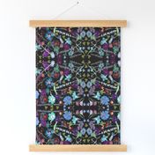 kaleidescope midnight  floral 150