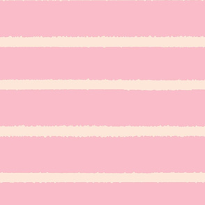 Wide Jagged Stripes Pink_Nude
