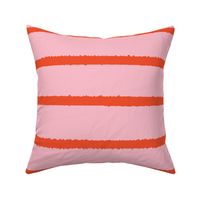 Wide Jagged Stripes Pink_Red