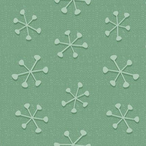 Simple Snow in Green