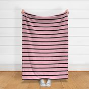 Wide Jagged Stripes Pink_Black