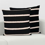 Wide Jagged Stripes Black_Nude