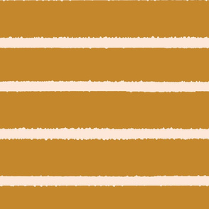 Wide Jagged Stripes Gold_Nude