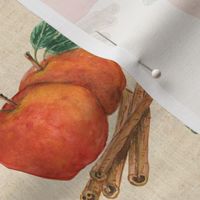 Apple and Cinnamon Watercolor