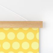 Dotty Mad: Mustard with Yellow Dots, Yellow Solid Quilt Blender