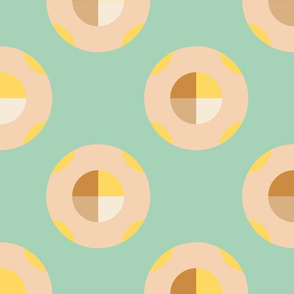 Sunny Side Dots Green