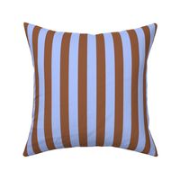 Circus stripe blue dustybrown