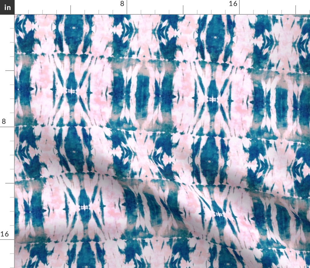 Quinn tie dye Cotton Candy  pink blue SMALLER scale