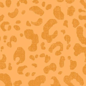 large sun leopard skin on linen