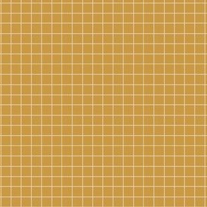 CREAM GRID ON PUMPKIN SPICE