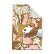 Gingerbread Animal Parade | Large | Pink