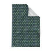 Turtle Shell - Hexagons - Green