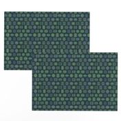 Turtle Shell - Hexagons - Green