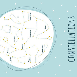 Constellations Tea Towel