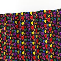 Pride Hearts (on Black)