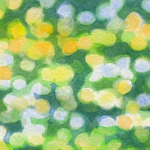 Summer day watercolor bokeh (bigger scale) horizontal