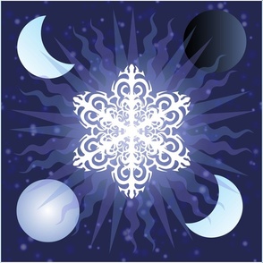 Moons of Winter - Blue