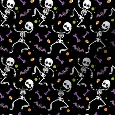 Halloween Skeleton Cute Candy Ghost-01