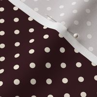 Beige Dots on Wine