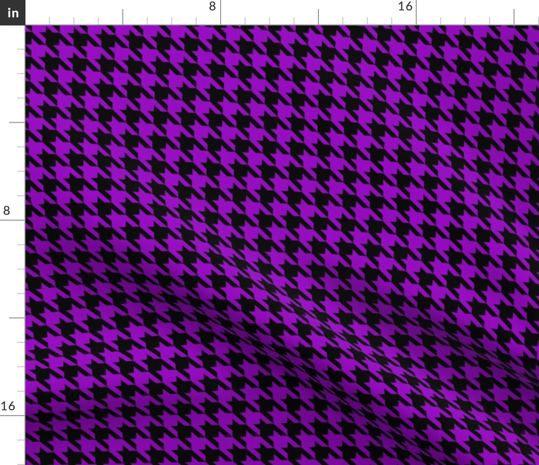 Purple Hounds Tooth