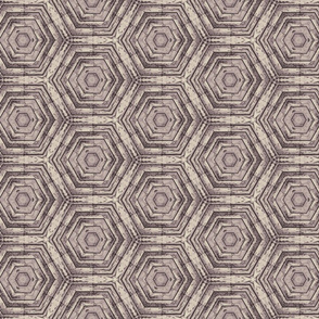 Barn Wood Shiplap Honeycomb in Aubergine