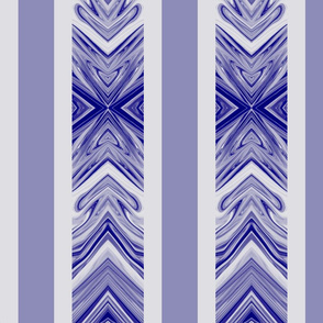 Large - Violet  Arrowhead Stripes