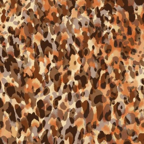 abstract leopard texture in ochre