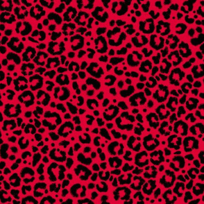 Ditsy Leopard-red