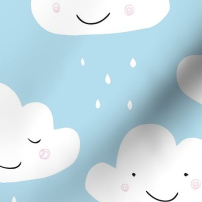 happy clouds_ blue