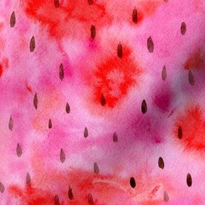 Watermelon pulp • watercolor