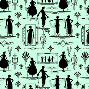 DOWNTON TOILE (MINT)