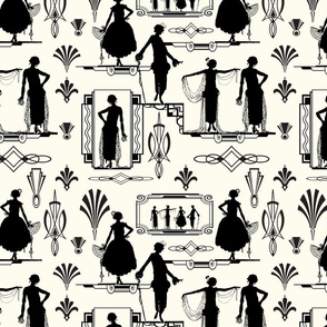 DOWNTON TOILE (CREAM)