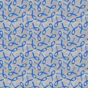 diabetes ribbon scattered ditsy