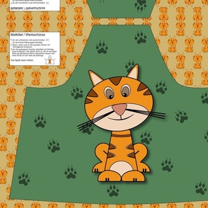 Cut & Sew Apron Tiger