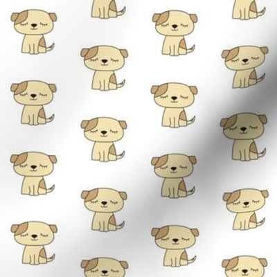 puppy dogs soft neutral colors