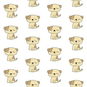 puppy dogs soft neutral colors