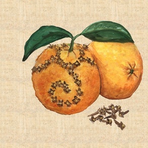 Orange and Cloves for PIllow