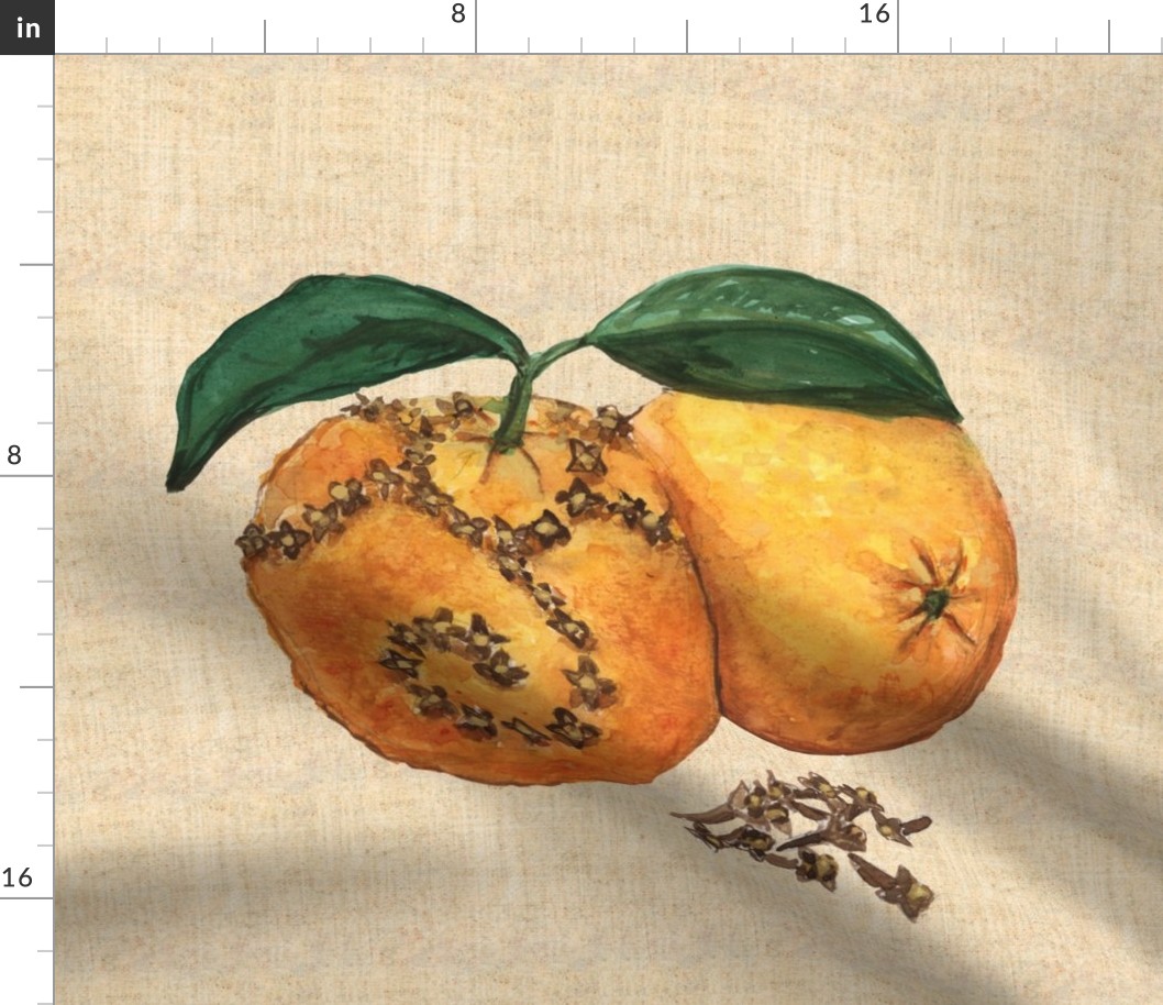 Orange and Cloves for PIllow