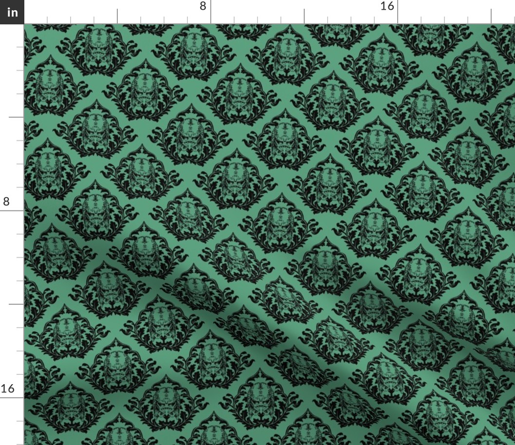 predator tile - bright green/black