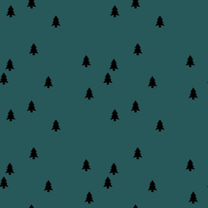 pine trees on spruce