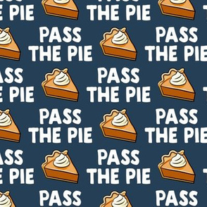 Pass the pie - pumpkin pie - blue - LAD19BS