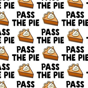 Pass the pie - pumpkin pie - white - LAD19BS