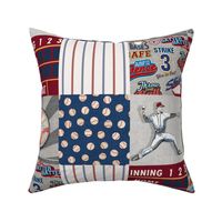 Baseball Patchwork Wholecloth Sandlot Sports